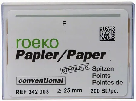 Pointe Papier Conventional Steril F 120pcs