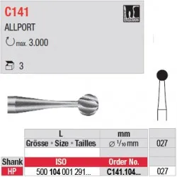 Chirurgische Frõser  C141027 Hp  3pcs