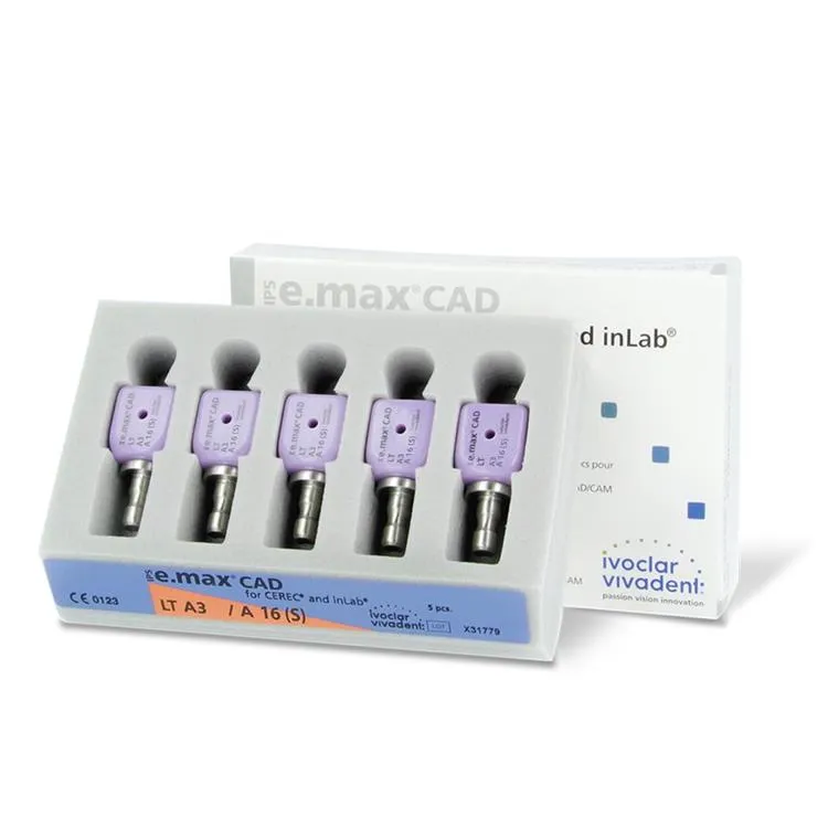 Ips E-Max Cad Cer/Inlab Lt A3 A16 (S) 5stk