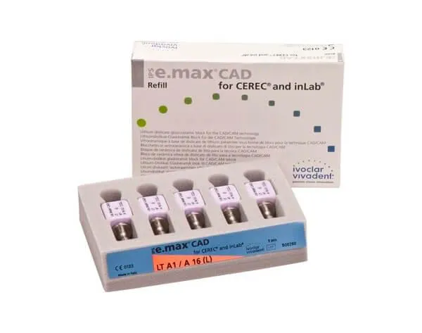 Ips E-Max Cad Cer/Inlab Lt C1 A16 L 5stk