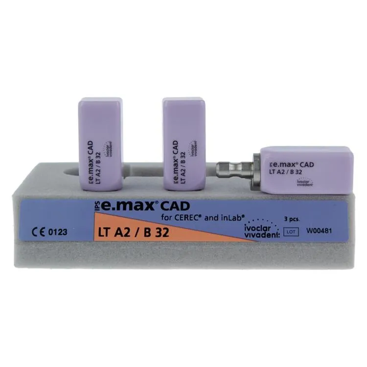 Ips E.Max Cad Cerec/Inlab Lt A2 B32 3stk