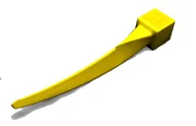G-Wedge Ultra-Fin, geel  100stk