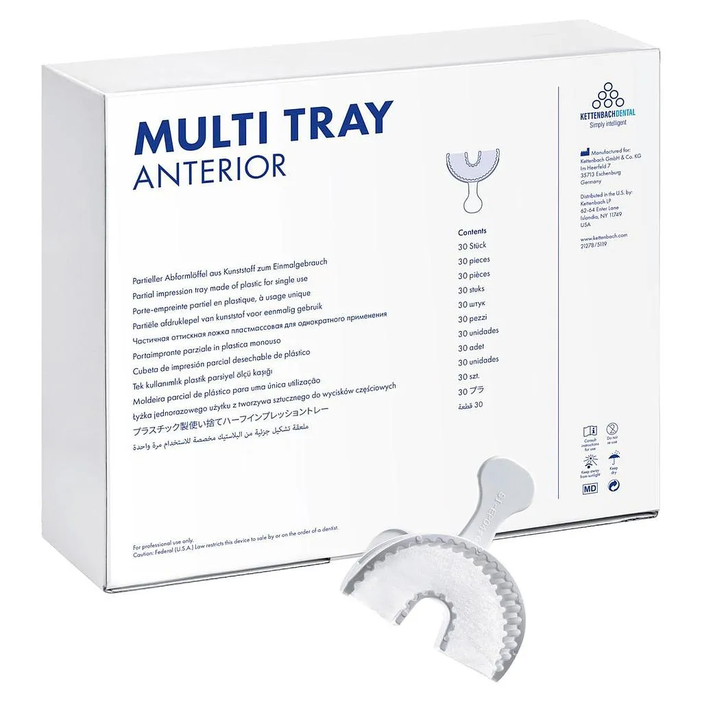 Multi Tray Anterior Quadrant 30pcs