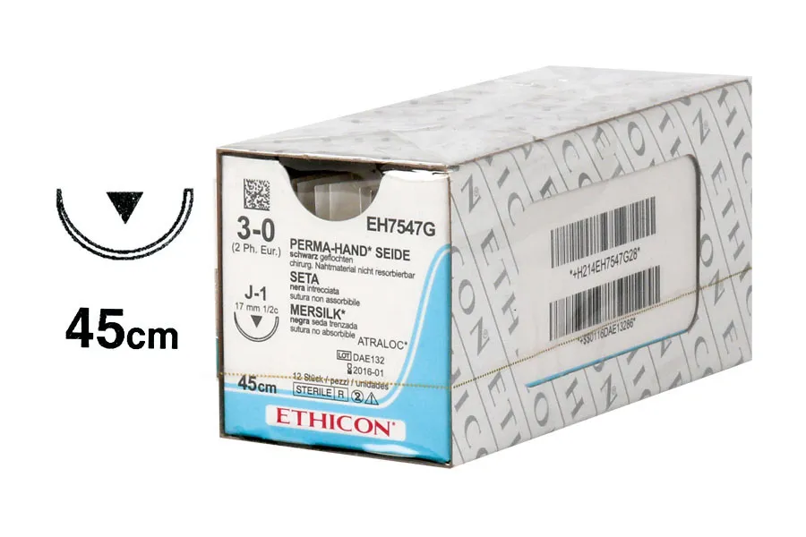 Suture 3-0 Coup.17.5Mm 45Cm 12pcs
