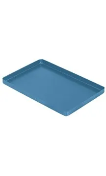 Normtray Alum. Dicht Blauw 18X28