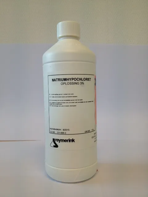 Natriumhypochloriet 3% 1L