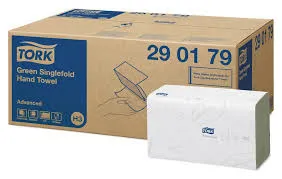 Handtowel Z-Fold groen 2 Ply 15X250 stuks 15x
