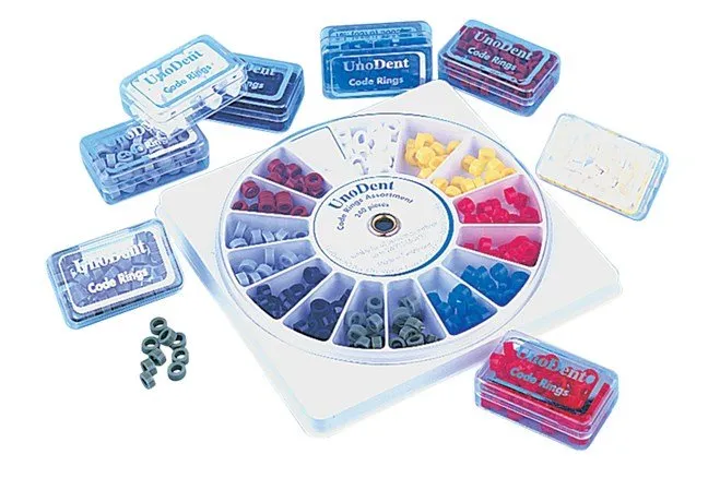 Bagues silicone Mini Bleu (50 pces)