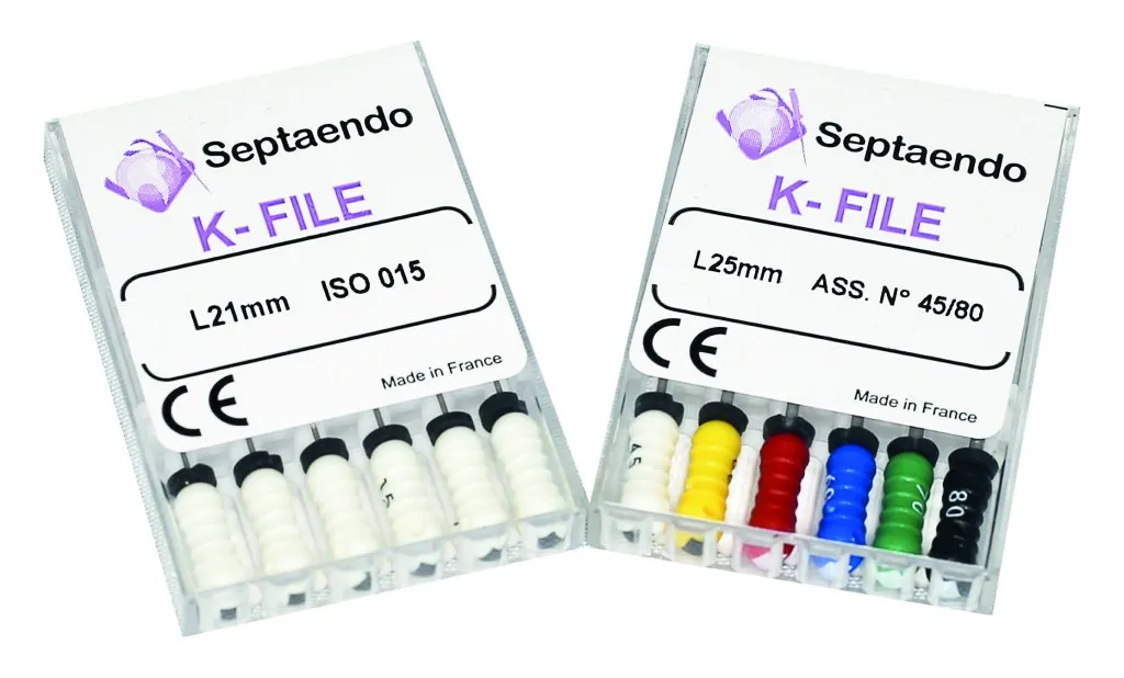 Septa Endo Kfile 25Mm Iso 025 6stk