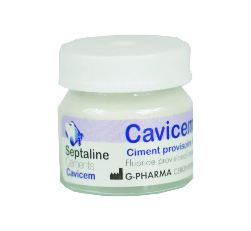 Cavicem Cement Tijdelijk Wit Pot 28gr