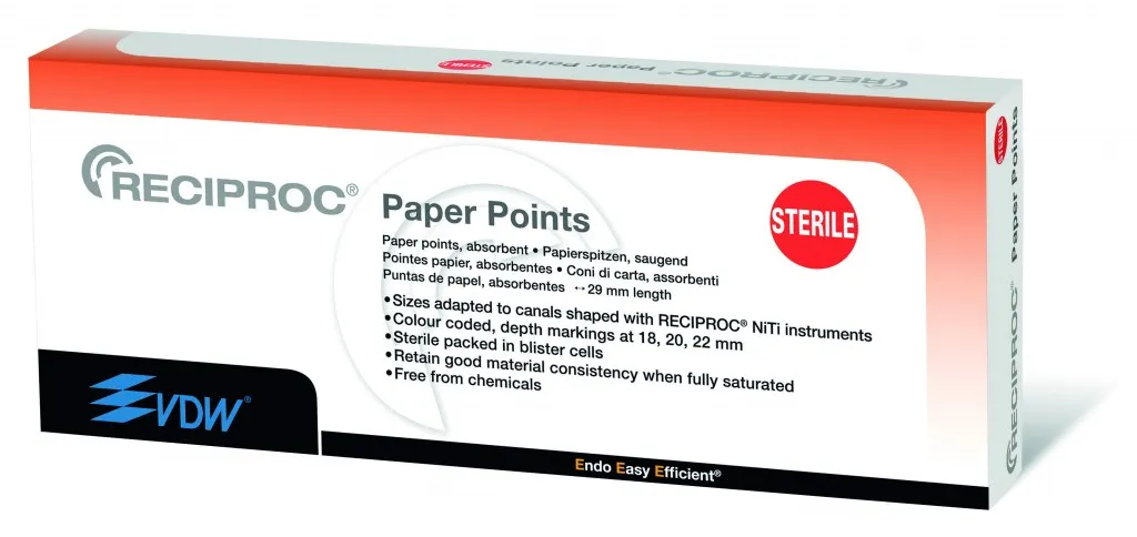 Reciproc Steriel Papier Assort R25/R40/R50