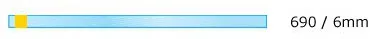 Strips Trans Recht 6Mm