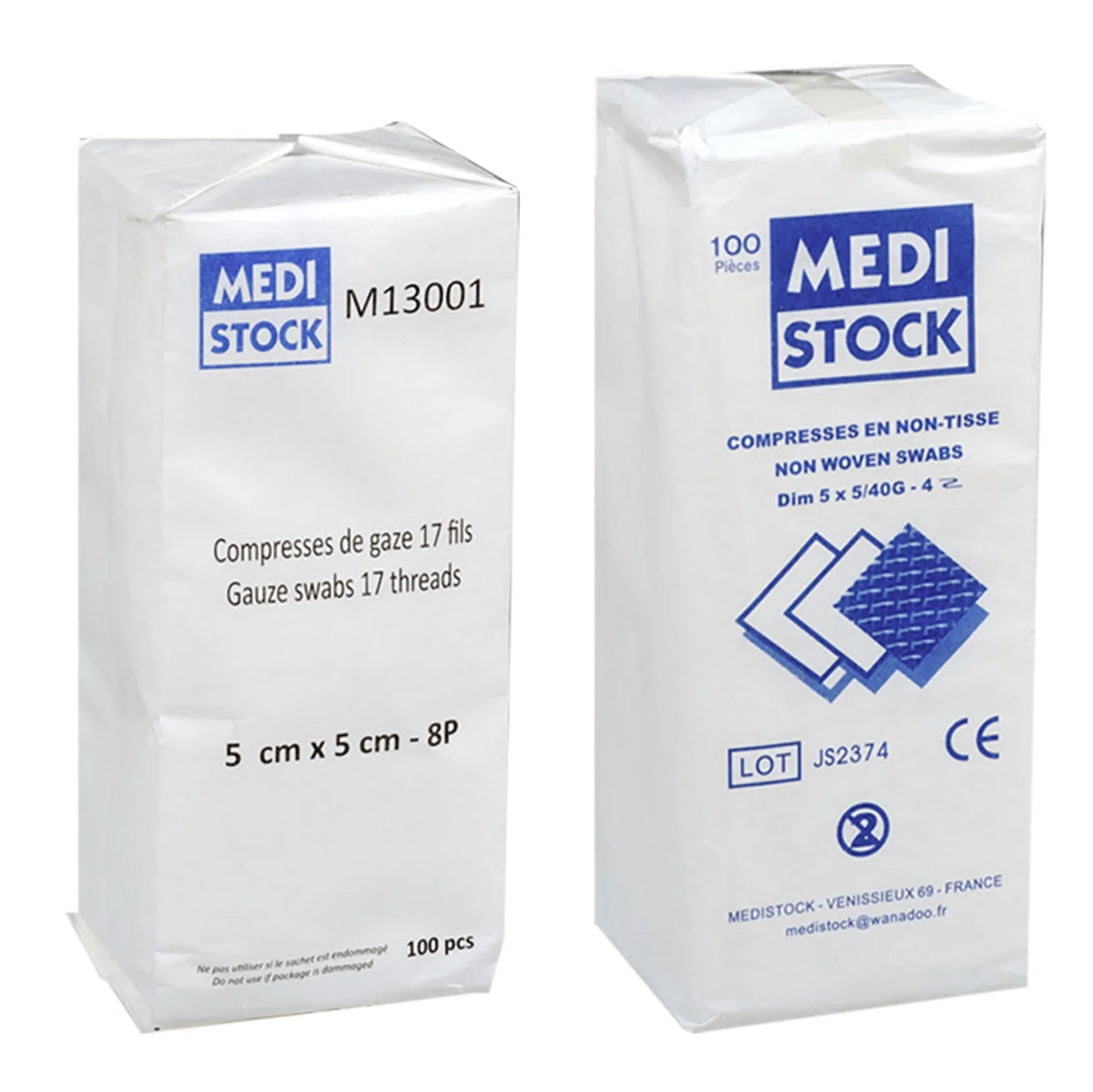 Compresses Niet Steriel 5x5 100stk