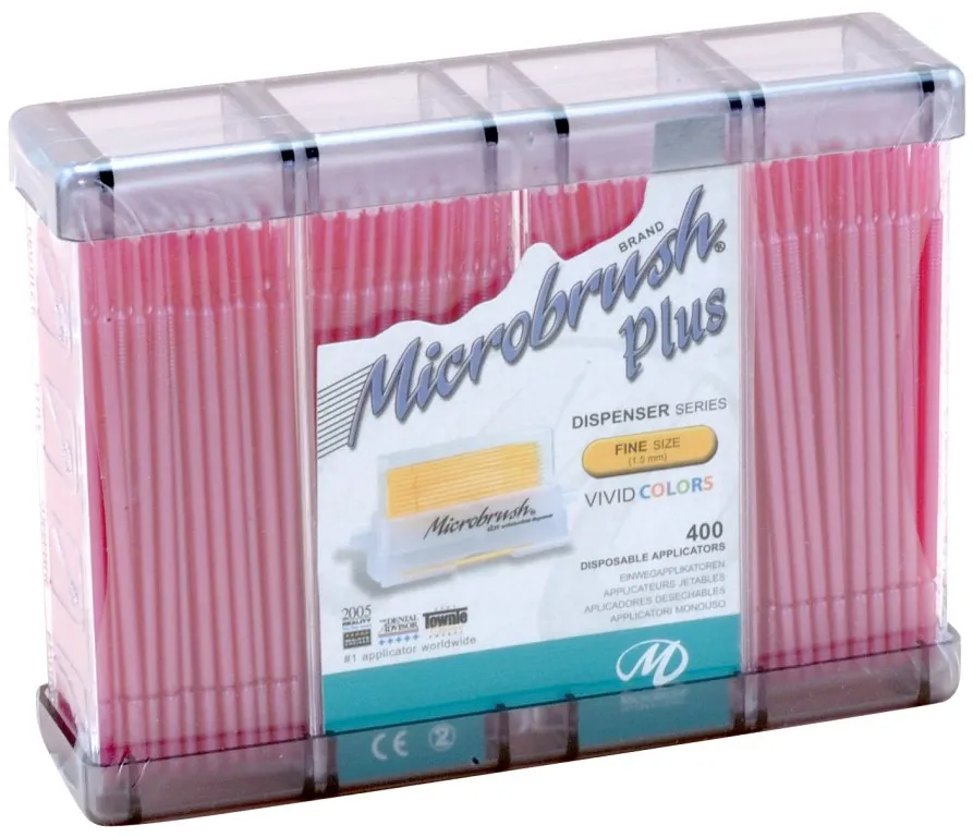 Microbrush Plus Roos Fijn 400stk