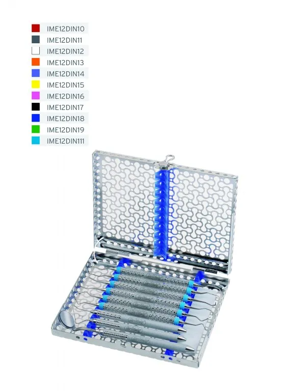 Cassette 1/2 Din 10 Inst. Blauw