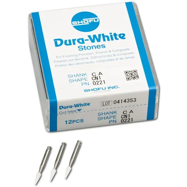 Dura white Stones Cn1 12stk
