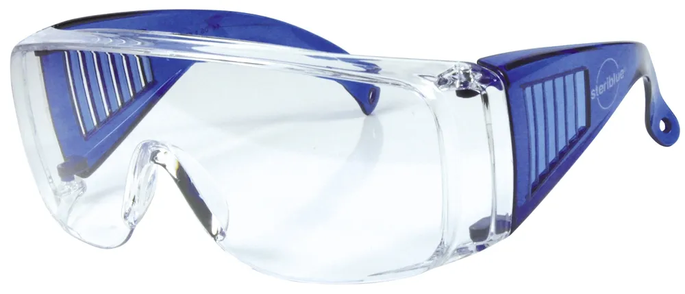 Lunette Transparent Branche Bleu