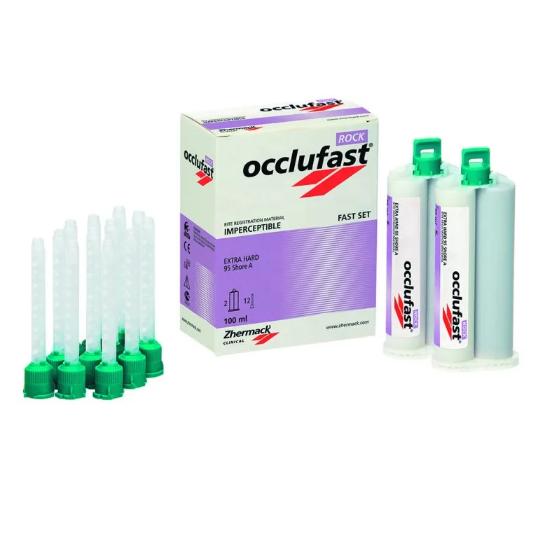 Occlufast Rock + Mixing Tips 2x 50ml