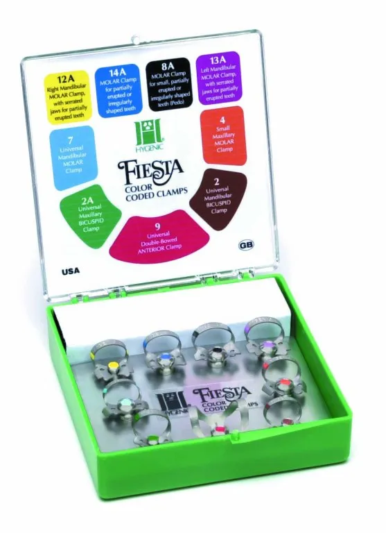 Fiesta Kit 9 Klemmen Met Vleugels Color Code 9stk