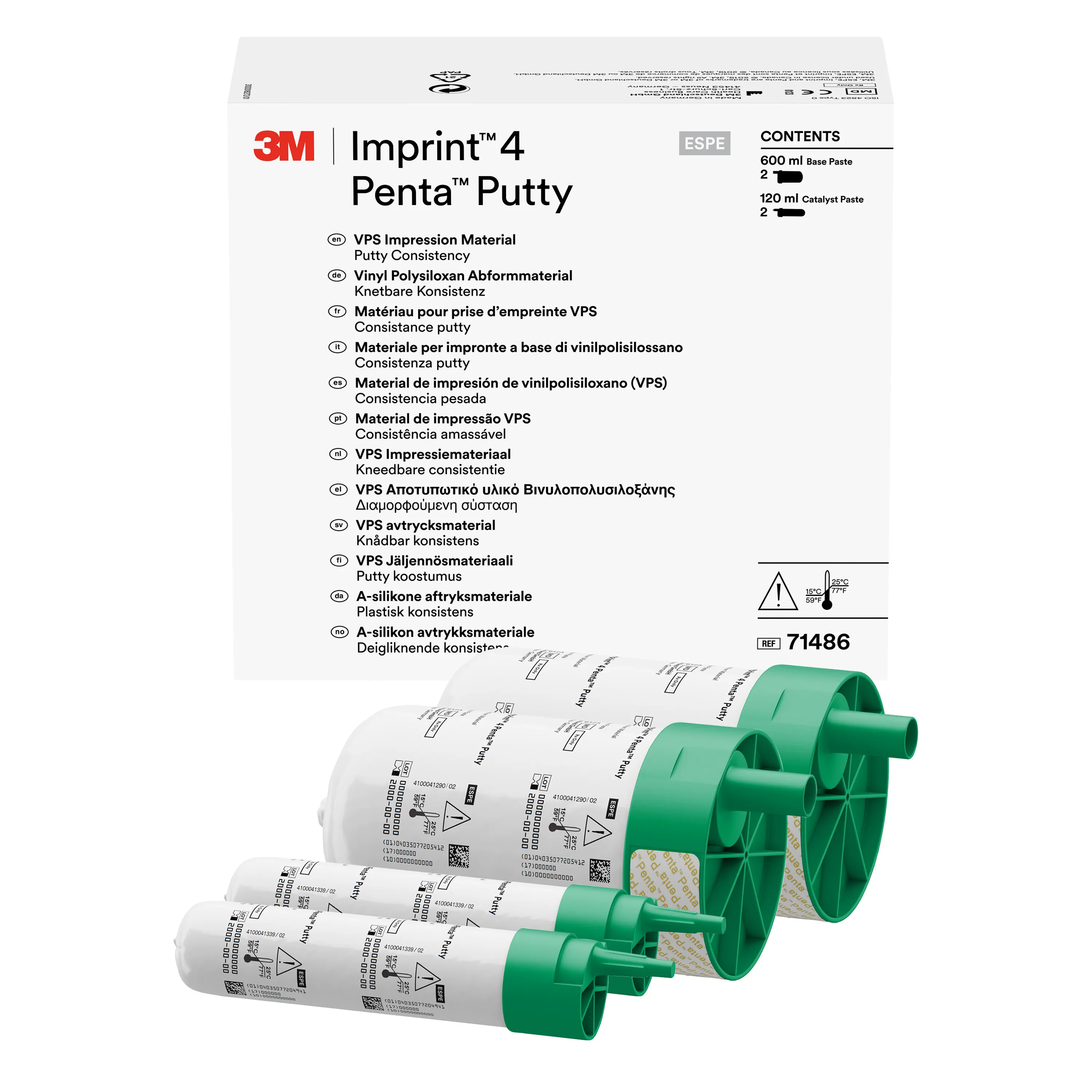3M™ Imprint™ 4 Matériau d'empreinte VPS, Putty, boîte standard