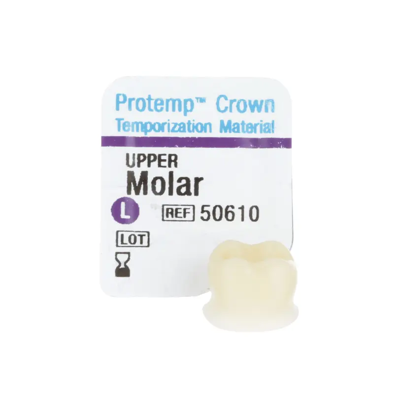 3M™ Protemp™ Crown Voorgevormde Modelleerbare Noodkroon Molar Upper Large