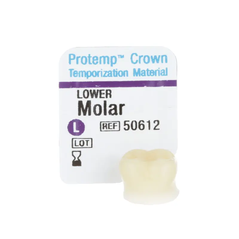 3M™ Protemp™ Crown Voorgevormde Modelleerbare Noodkroon Molar Lower Large