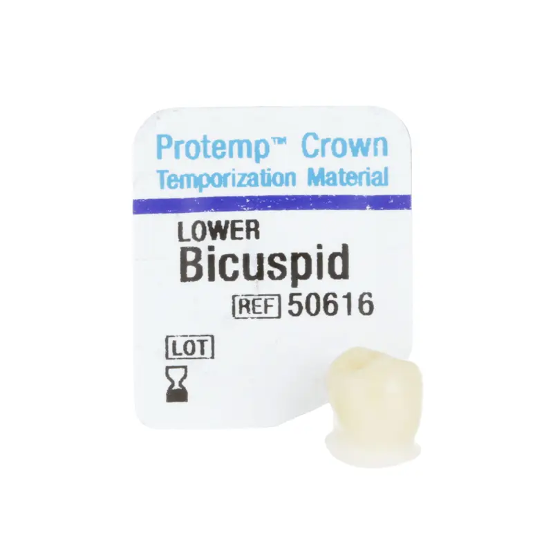 3M™ Protemp™ Crown Voorgevormde Modelleerbare Noodkroon Premolaar Lower