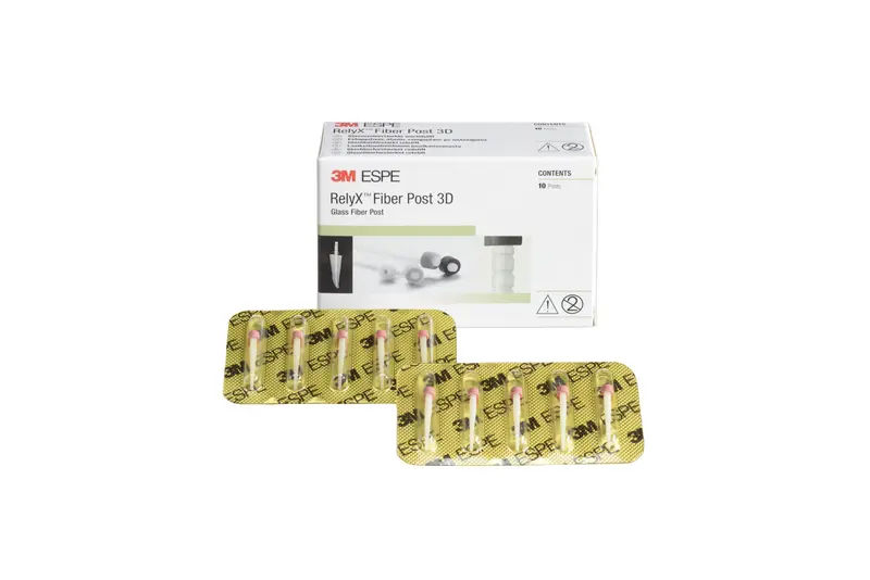 3M™ RelyX™ Fiber Post 3D Glasvezelversterkte Wortelstiften Maat 2 (Rood)