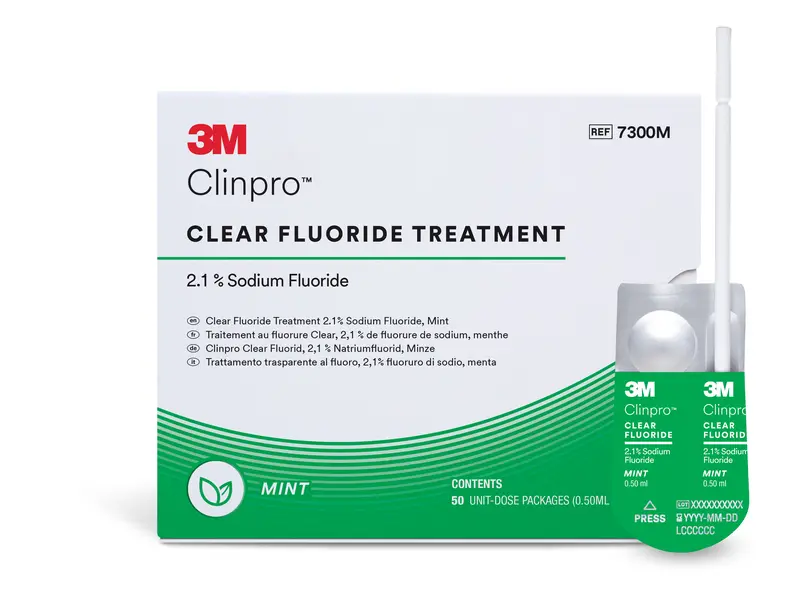 3M™ Clinpro™ Fluoridebehandeling, mint smaak, 50 Unit Dose