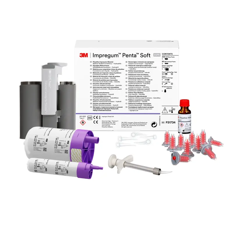 3M™ Impregum™ Penta™ Soft Polyether Afdrukmateriaal Intro Kit voor Pentamix™ 3