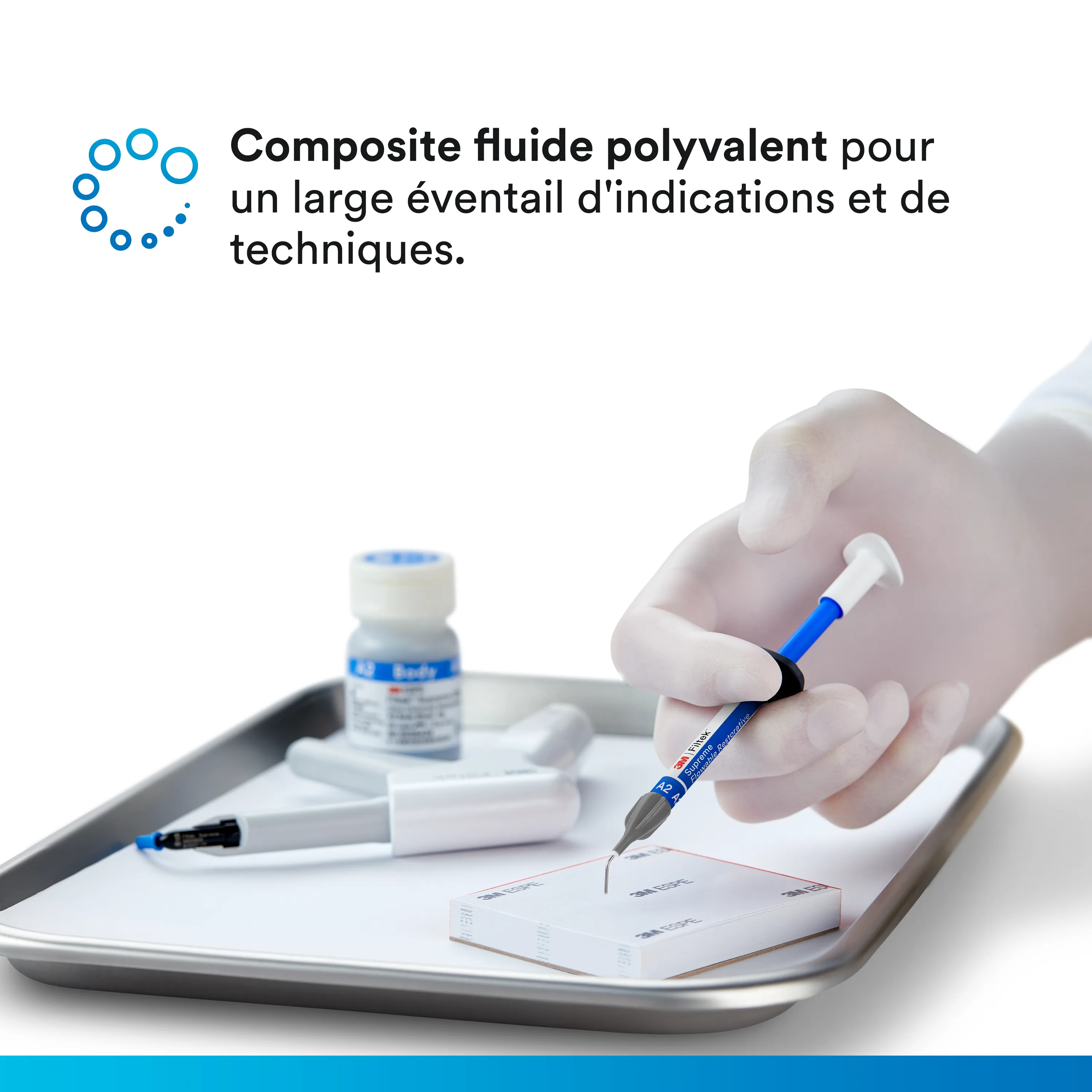 3M™ Filtek™ Supreme Flowable Restorative Réassort Seringue, teinte A2