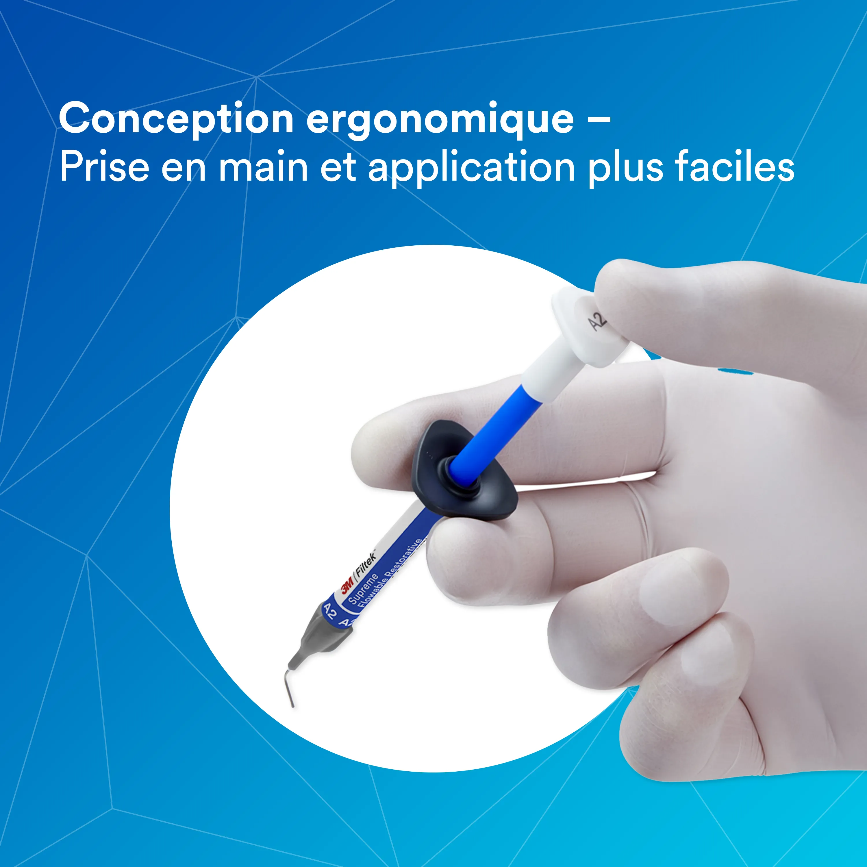 3M™ Filtek™ Supreme Flowable Restorative Réassort Seringue, teinte A2
