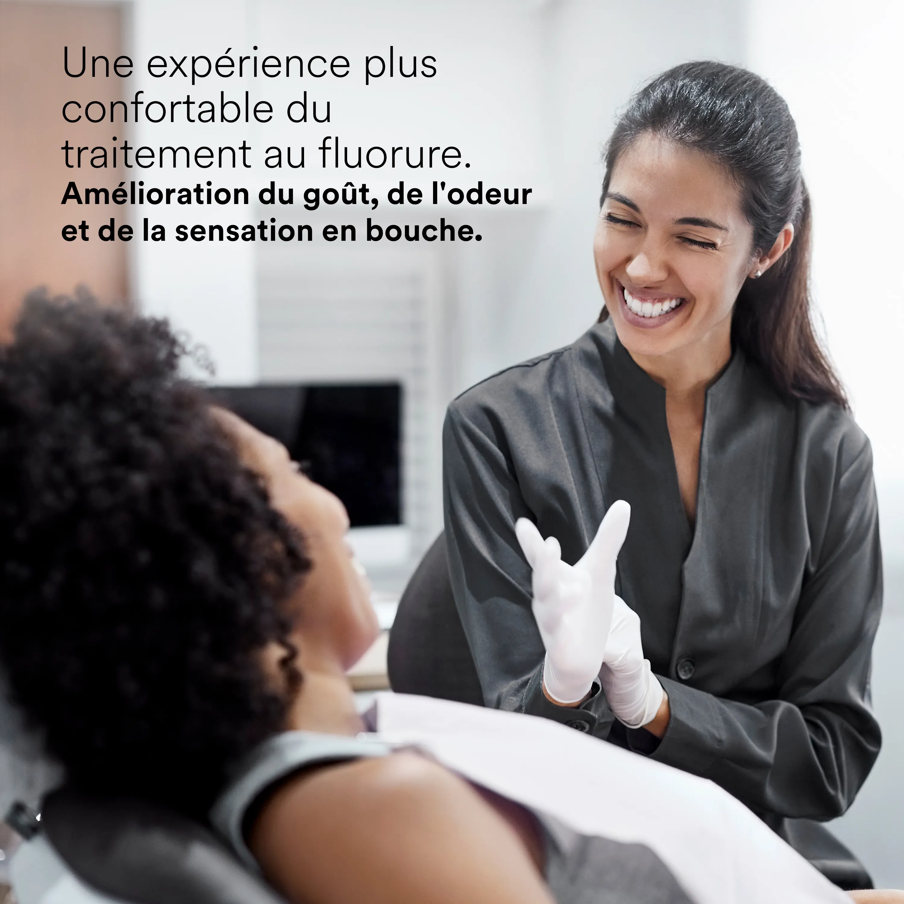3M™ Clinpro™ Clear Fluorure, traitement à usage unique 50 L-Pop™ goût menthe