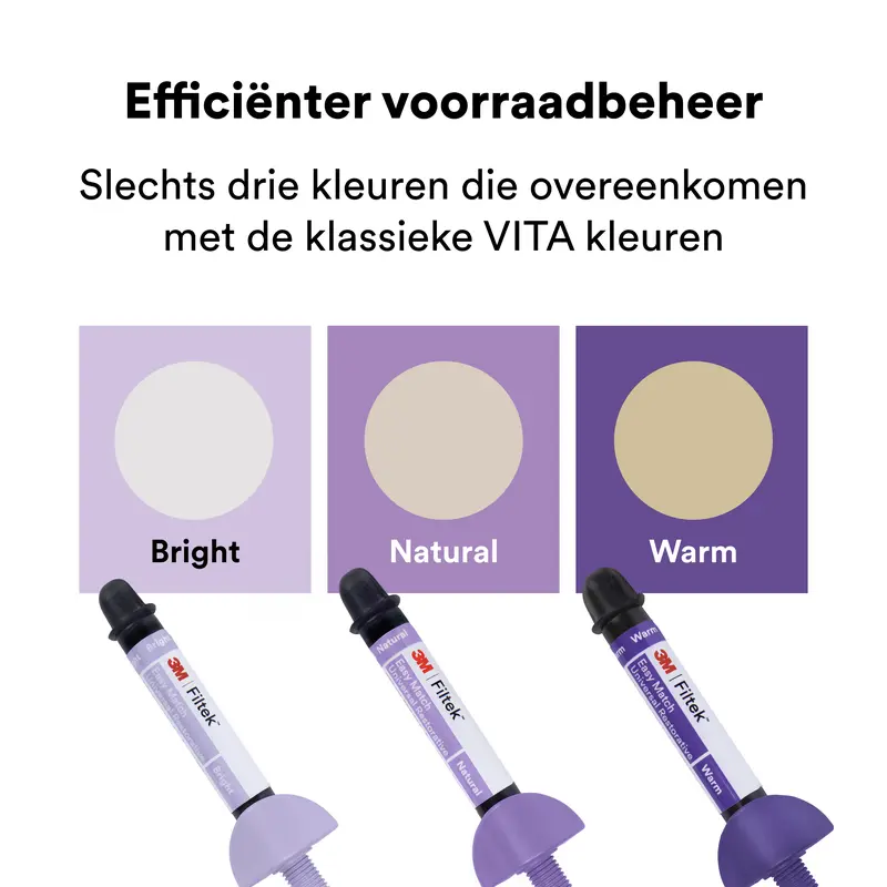 3M™ Filtek™ Easy Match Universeel Restauratiemateriaal, 6220N, Natural, 4 g, Spuit, 1/BAG